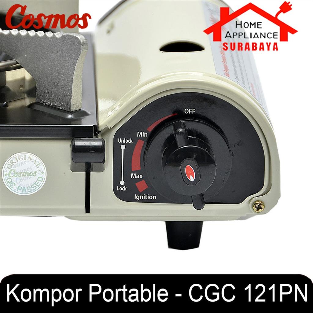 Kompor Gas Portable 1 Tungku Cosmos CGC-121 P / CGC121P