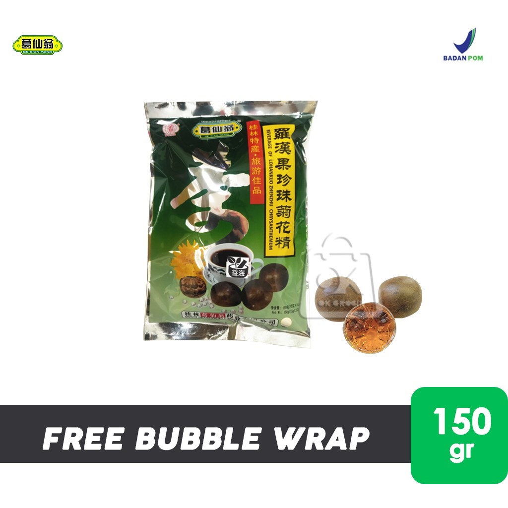 

Lo Han Kuo Zhenzu Juhua / Bunga Chrysanthemum ( 1 Pouch isi 10 Sachet )