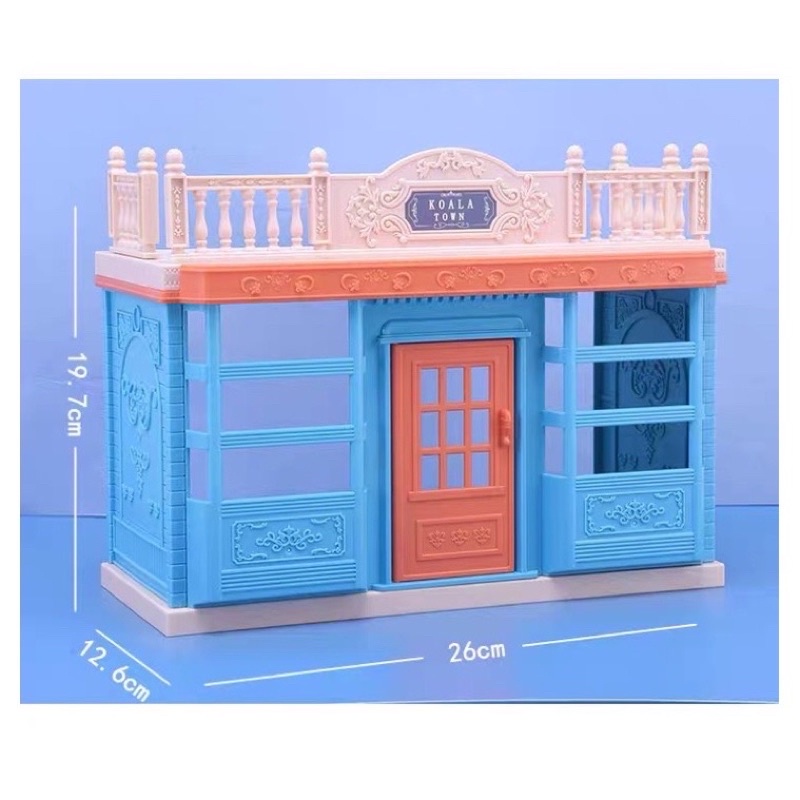 koala diary town diy doll house toys mainan rumah2an