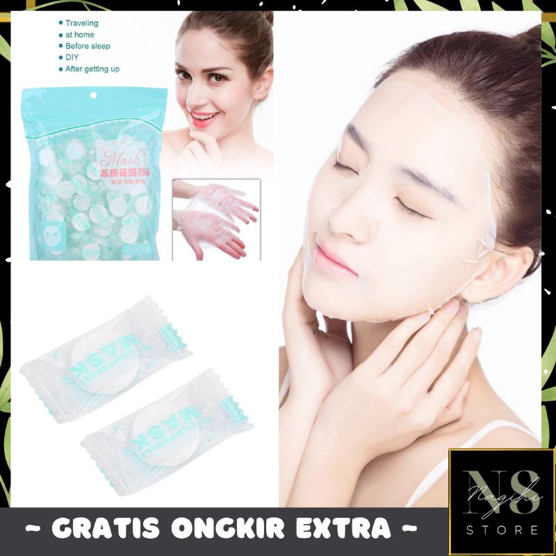 ✨NAGIHI✨ Compressed Paper Mask Sheet TABLET MASKER WAJAH Topeng Facial Kertas Kapas/ FACIAL KOREA