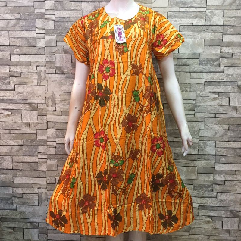 DASTER BALI MURAH MOTIF KEMBANG | BATIK AQILAH-KC 12