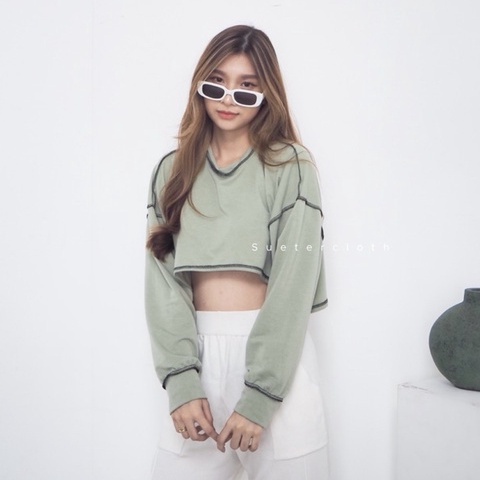 Patrick Top - Atasan Crop Top Blouse Wanita / KOREAN FASHION