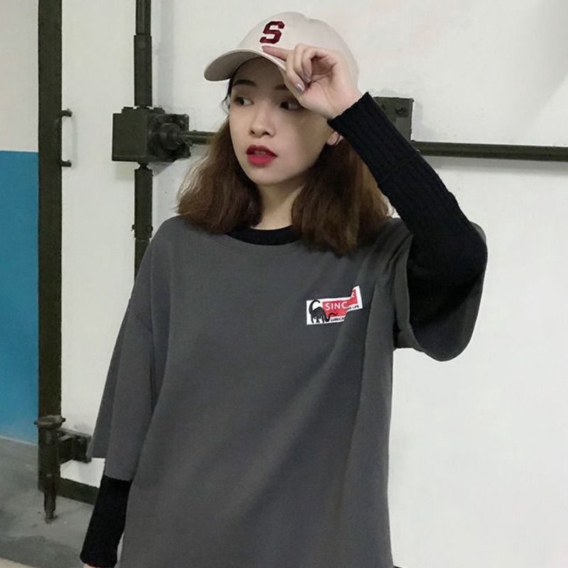 Topi Baseball Motif Bordir Huruf S Gaya Korea Untuk Pria/Wanita