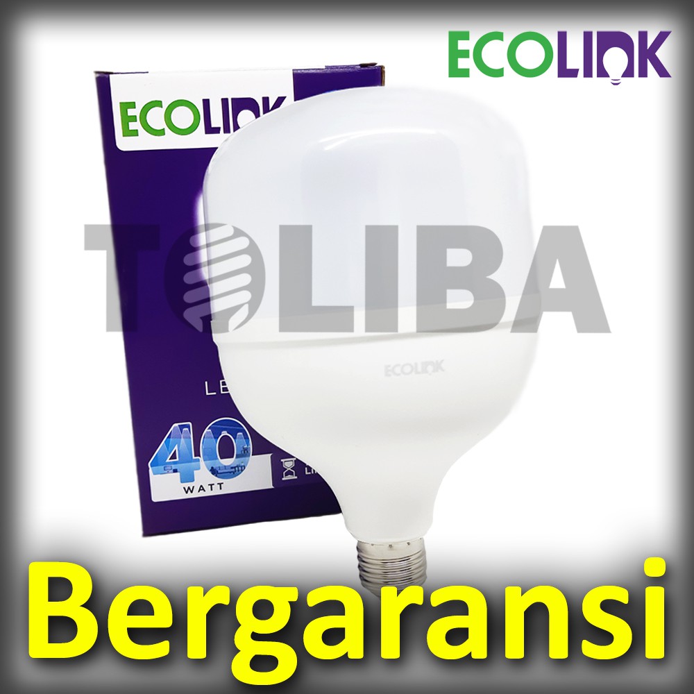 lampu led ecolink 40watt 40 watt 40w / lampu dagang lampu 40 w putih lampu led SNI