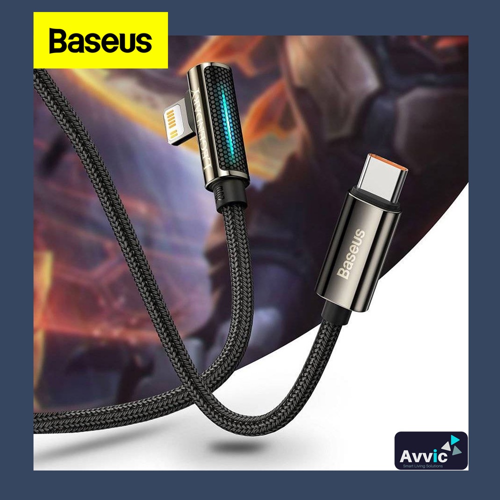 BASEUS Kabel Data Gaming Type C to iPhone PD Fast Charging 20W 1-2M