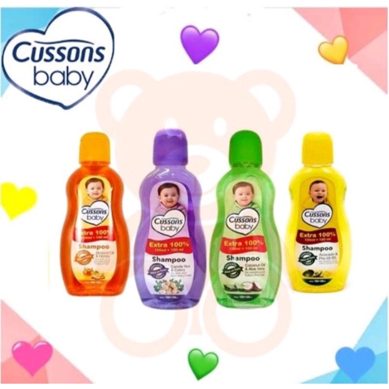 CUSSONS SHAMPO 100ML BONUS 100ML, Cussons baby shampoo cusson shampo bayi 100 + 100 ml 4 variasi