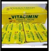 Vitacimin lemon 500 mg @50 strip 100 tablet