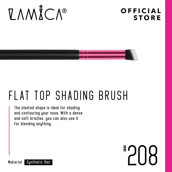 Brush-Make-Up- Lamica Flat Top Shading Brush -Make-Up-Brush.