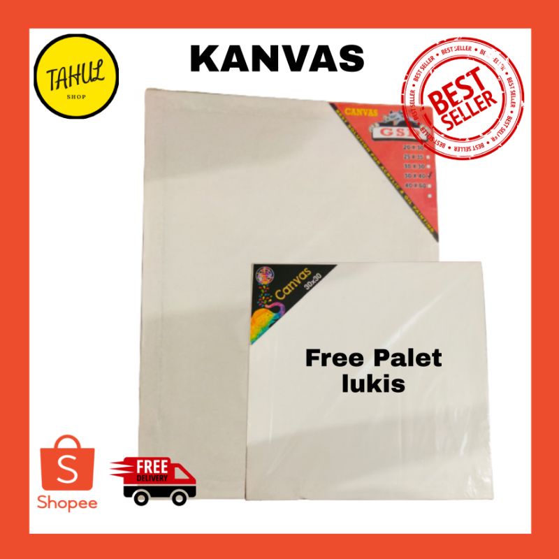 KANVAS LUKIS UKURAN 30 X 30 / KANVAS LUKIS UKURAN 30 X 40