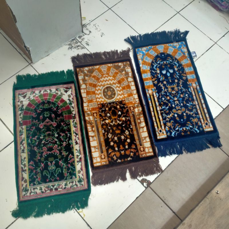 sajadah turkey muka motif raudah/sajadah anak