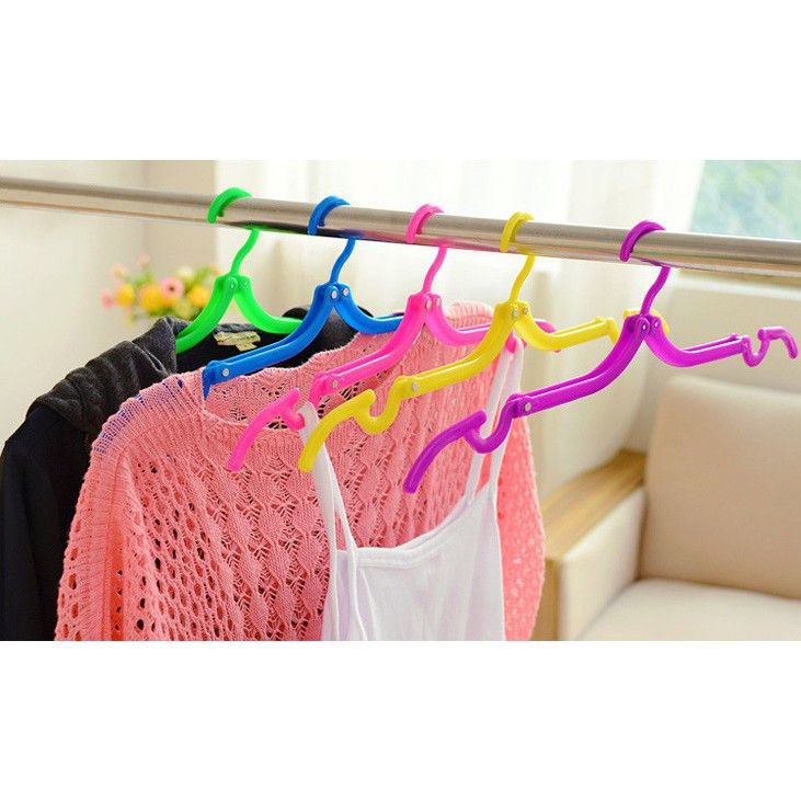 HANGER LIPAT Portable / Gantungan Jemuran Baju Simple Murah Travel Foldable