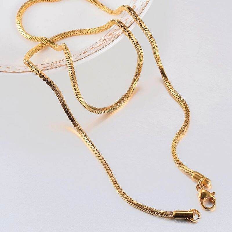 Kalung Titanium Model Kotak TerMurah tidak mudah Luntur