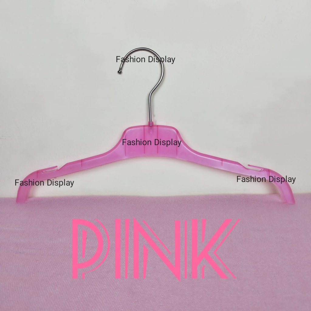 Hanger Plastik Anak Murah/Gantungan Baju anak 282 Bahan Plastik/Hanger Jas Anak/Display Pakaian-BH