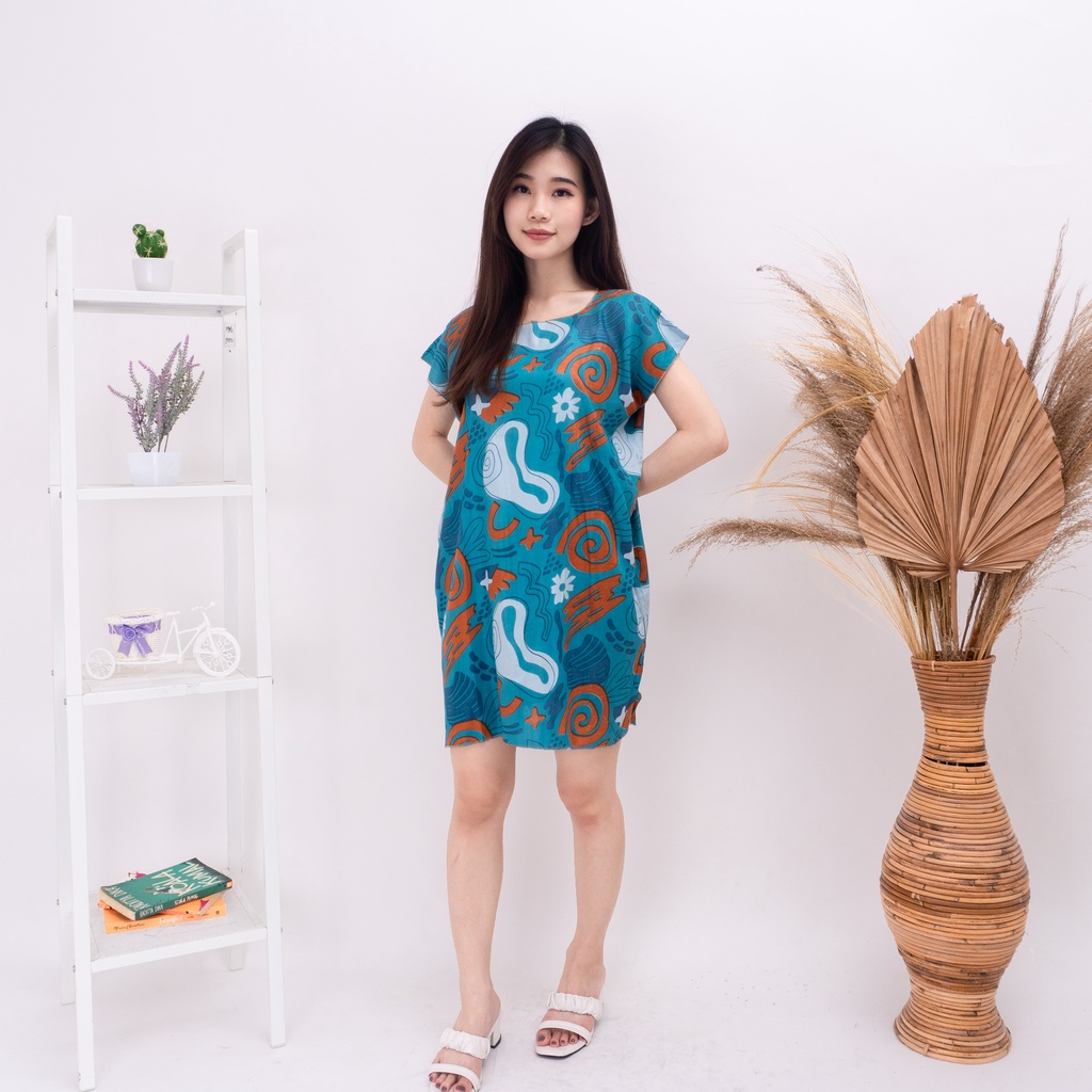 VS - DASTER MIDI Murah Kekinian Daster BAHAN SEJUK / Busui /daster ibu