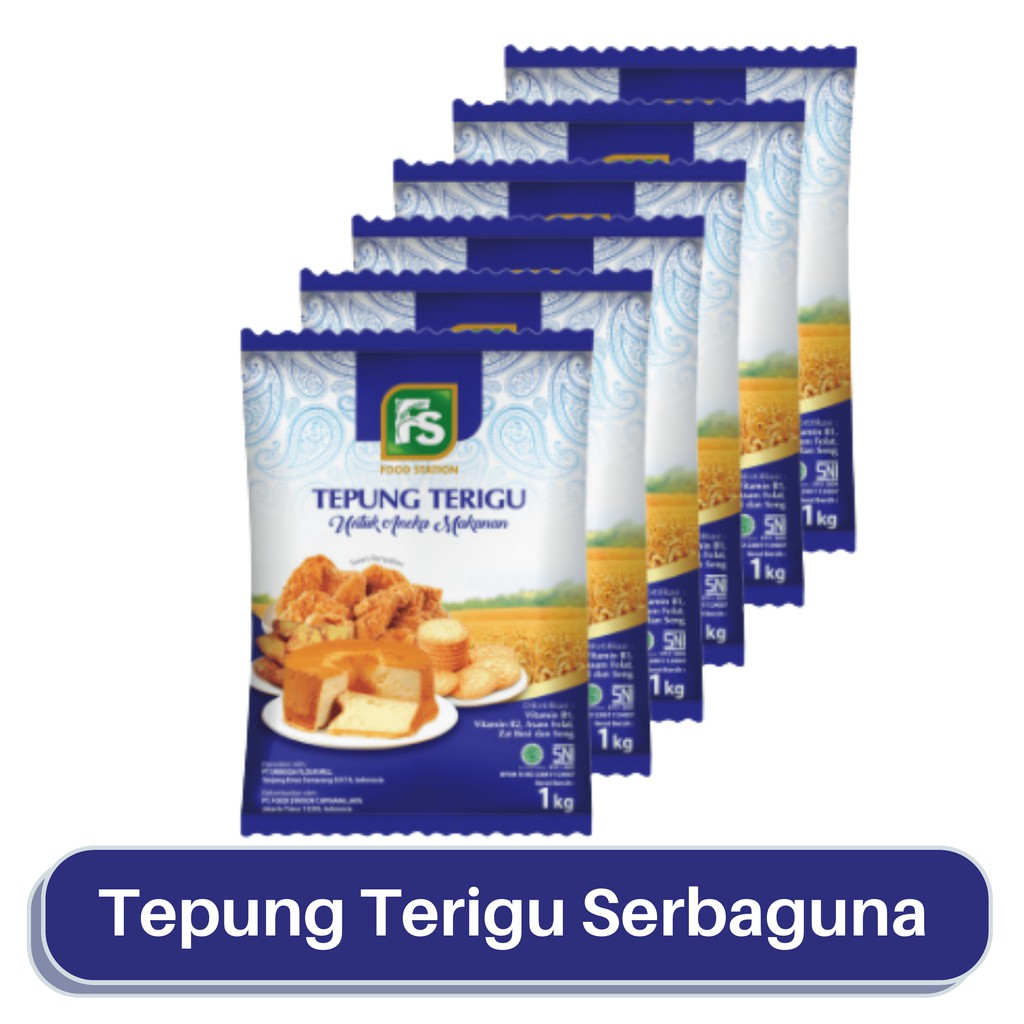 

FS TEPUNG TERIGU SERBAGUNA 1KG (PER PCS)