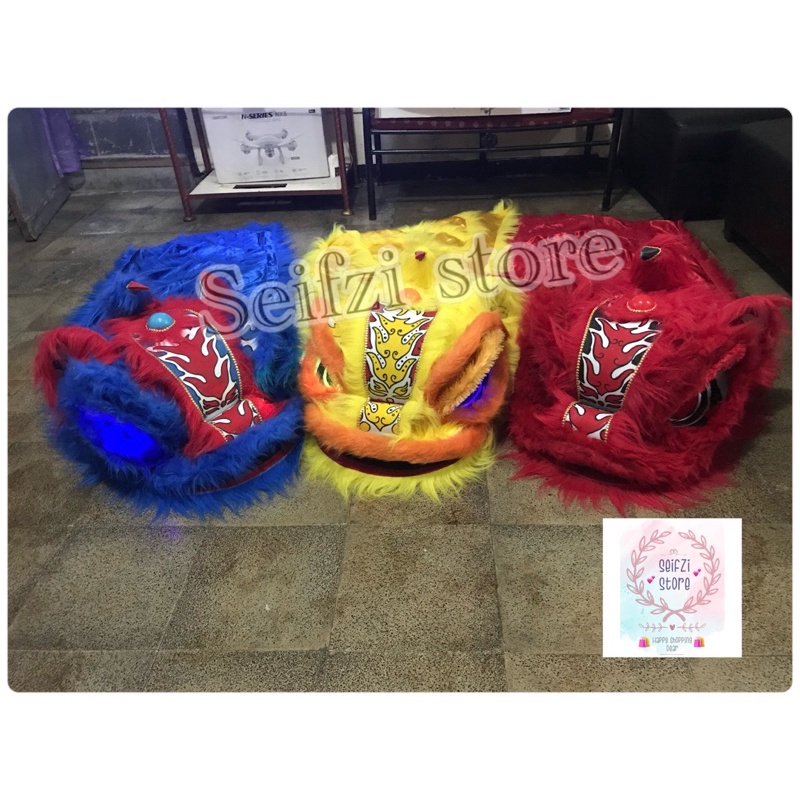 (PROMO) BARONGSAI JUMBO UTK DEWASA UK 60x50x50 MATA MENYALA DAN BISA BERKEDIP