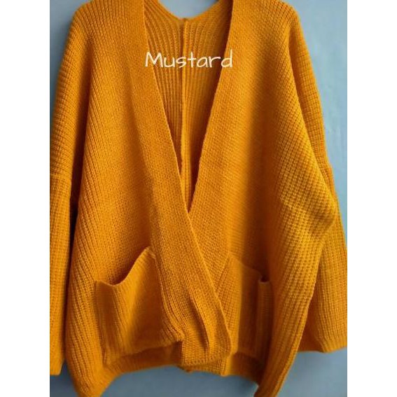  FLASH SALE OVERSIZE LAVELLA CARDIGAN  RAJUT  TEBAL 