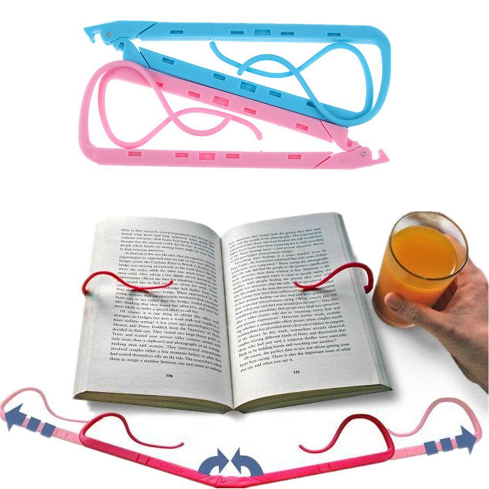 Klip Penyangga Membaca Buku Agustina Aksesoris Meja Lipat Portable Organizer Clamp Hand Free Adjustable Reading Bracket