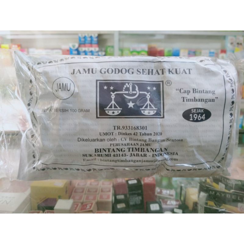 JAMU GODOG SEHAT KUAT/ JAMU TIMBANGAN/ CAP BINTANG TIMBANGAN