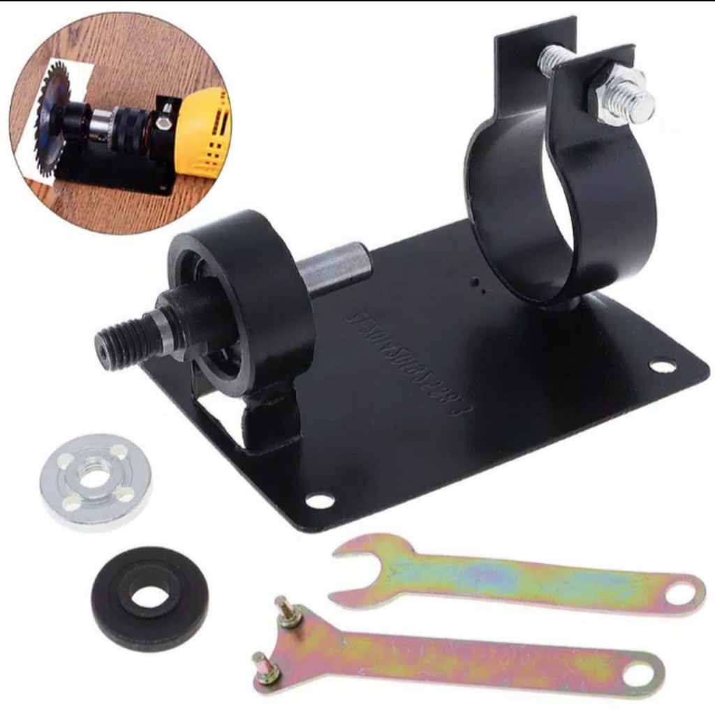 Meja Adaptor Bor Portable Menjadi Grinder Circular Saw Gerinda Dudukan Bor Adaptor Stand Holder Mesin Meja Tangan Drill Mata Gerinda Circular Saw Bracket Portable