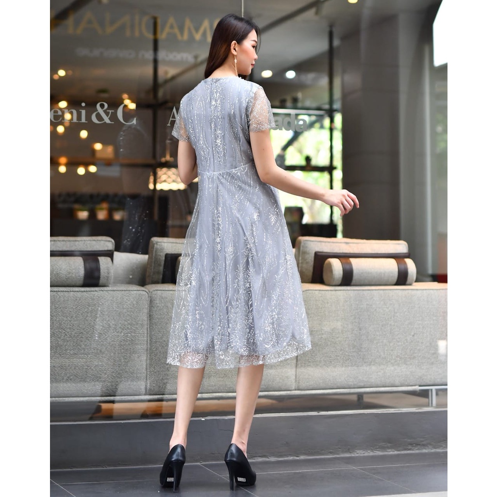 Dress Tulle Tangan Pendek / Edisi Natal / Aneka Pilihan Warna