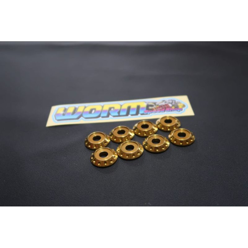 Ring Probolt Ukuran 8 10 Model Bintik Blue Gold