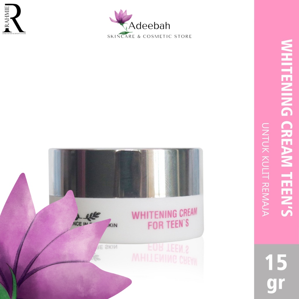 Rahmie Clinic Whitening Cream For Teen's 15 gr