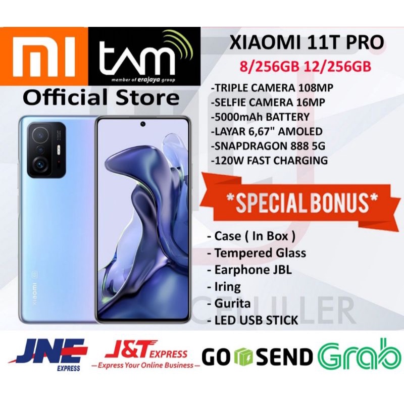 0XIAOMI MI 11T T PRO 12GB ROM 256GB GARANSI RESMI XIAOMI