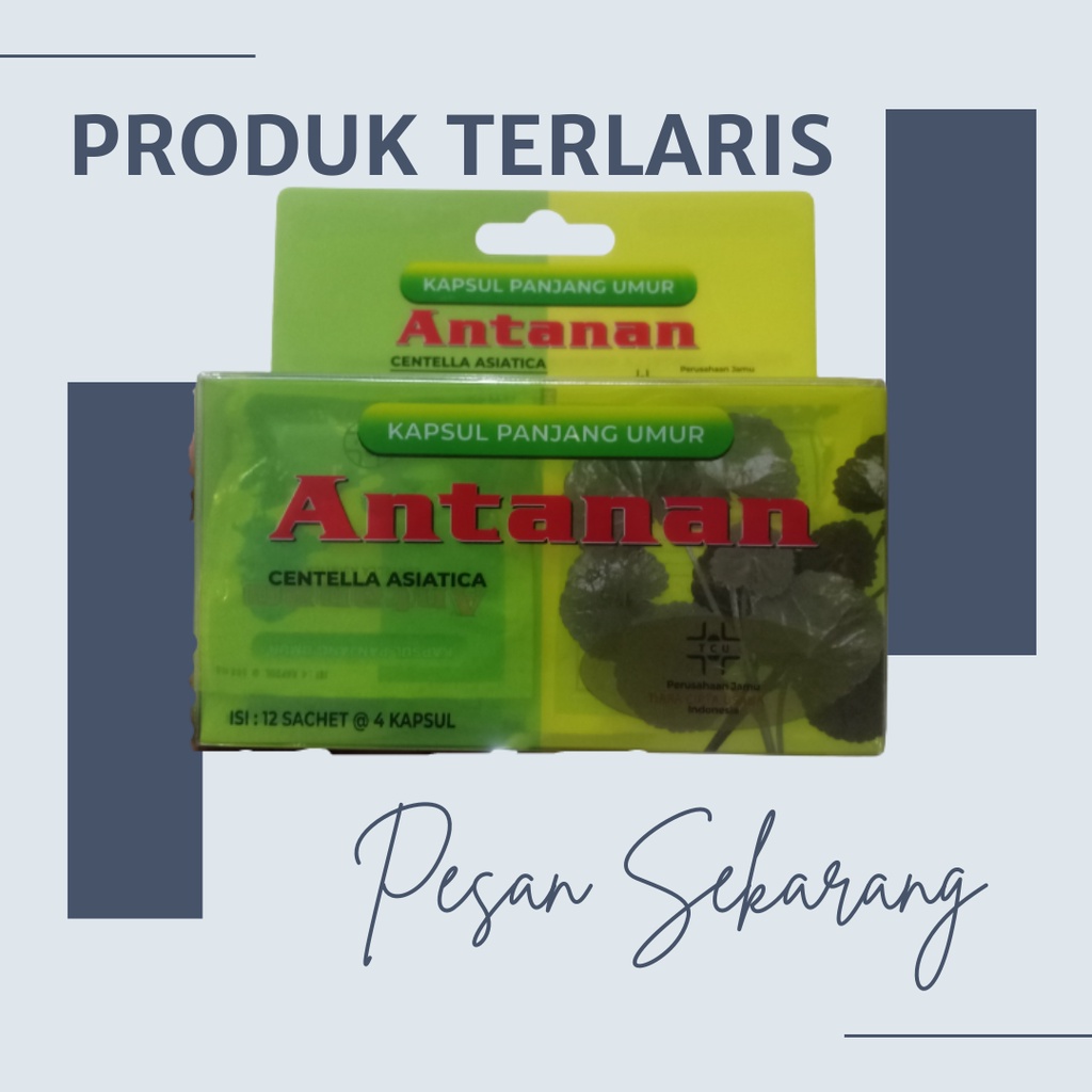 

Kapsul antanan obat asam urat dan pegelinu