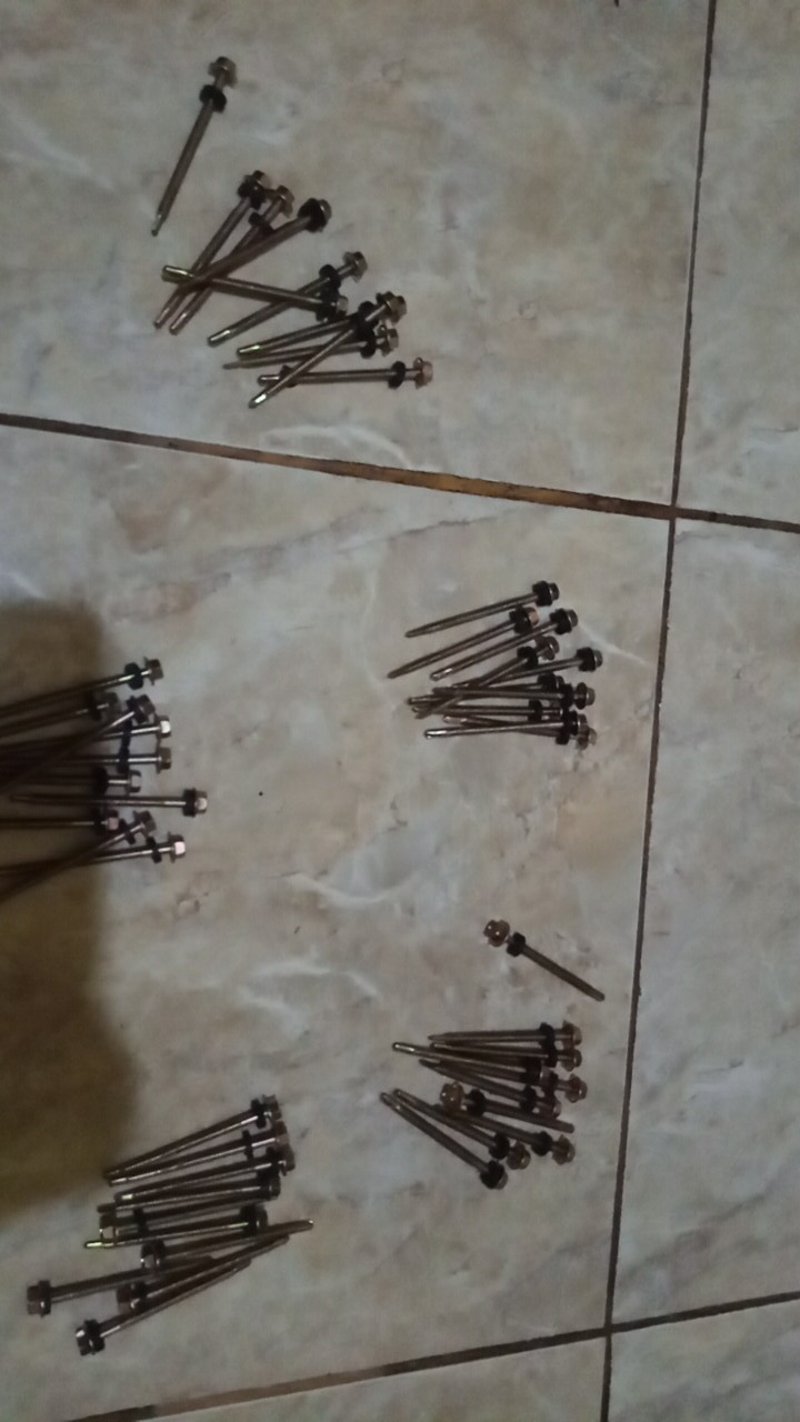 Baut Roofing 12 X 70 / Mata Baut Ruping Baja Ringan