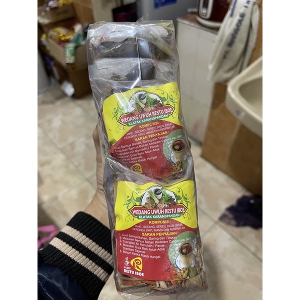 

wedang uwuh mantap gula batu