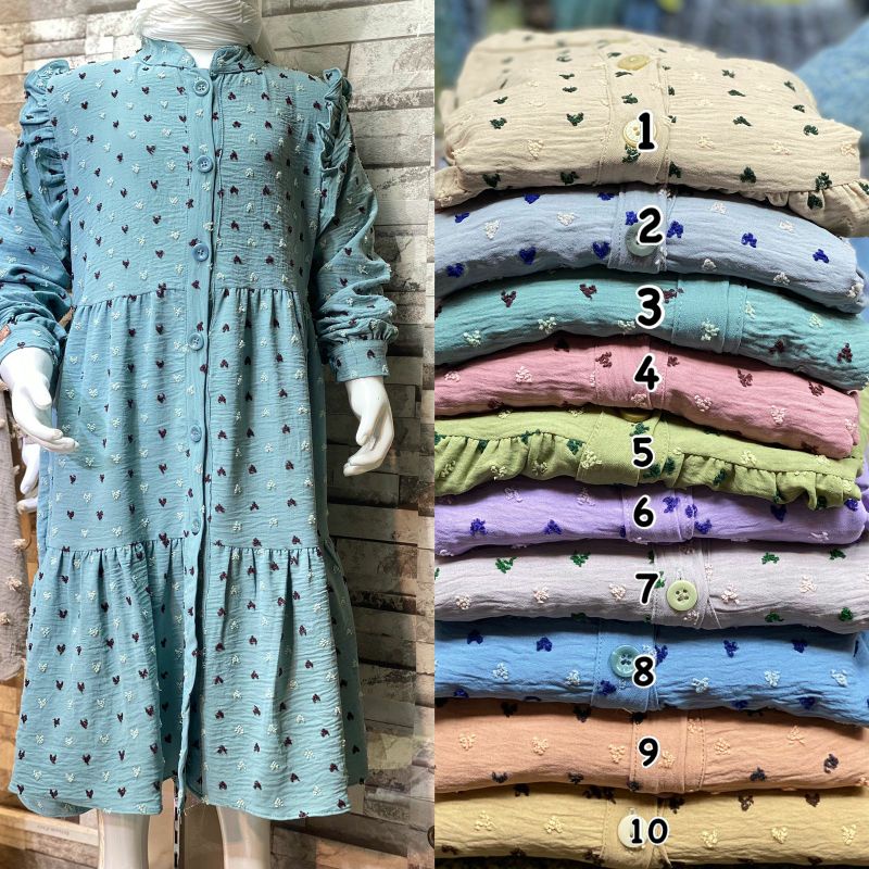 Olivia Mj Widuri Kids Gamis Anak Premium Dress Anak