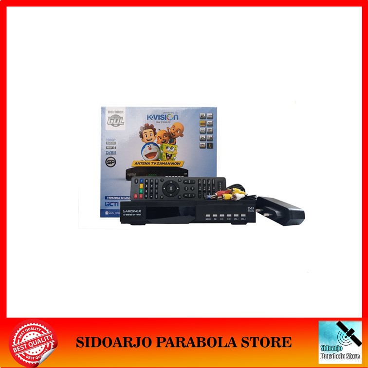 Receiver Parabola Gardiner G-88 HD Ottimo Include Voucher MNC Grup