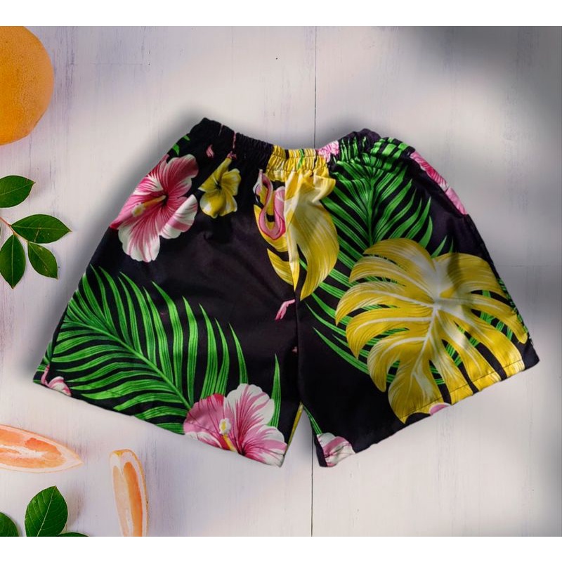 [ 45 MOTIF ] celana pendek boxer/kolor santai pria/wanita remaja/dewasa motif kotak/keramik hitam putih biru-M-12