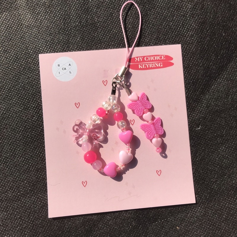 READY KEYCHAIN MY CHOICE KEYRING GANTUNGAN KUNCI KPOP PHONE STRAP BAG BINDER MANIK MANIK