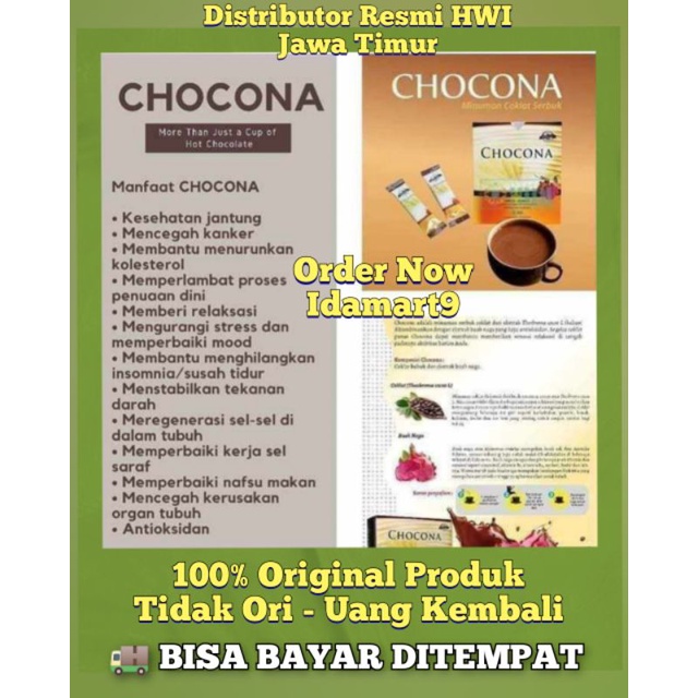 

(BAYAR DITEMPAT) TERMURAH MINUMAN PENGGEMUK CHOCONA HWI ORIGINAL MINUMAN PENAMBAH NAFSU MAKAN ANTIOKSIDAN MINUMAN BIKIN BAHAGIA GOOD MOOD SUSU PENGGEMUK COKLAT PENGGEMUK CHOCONA ORIGINAL CHOCO DRINK ES COKLAT HANGAT