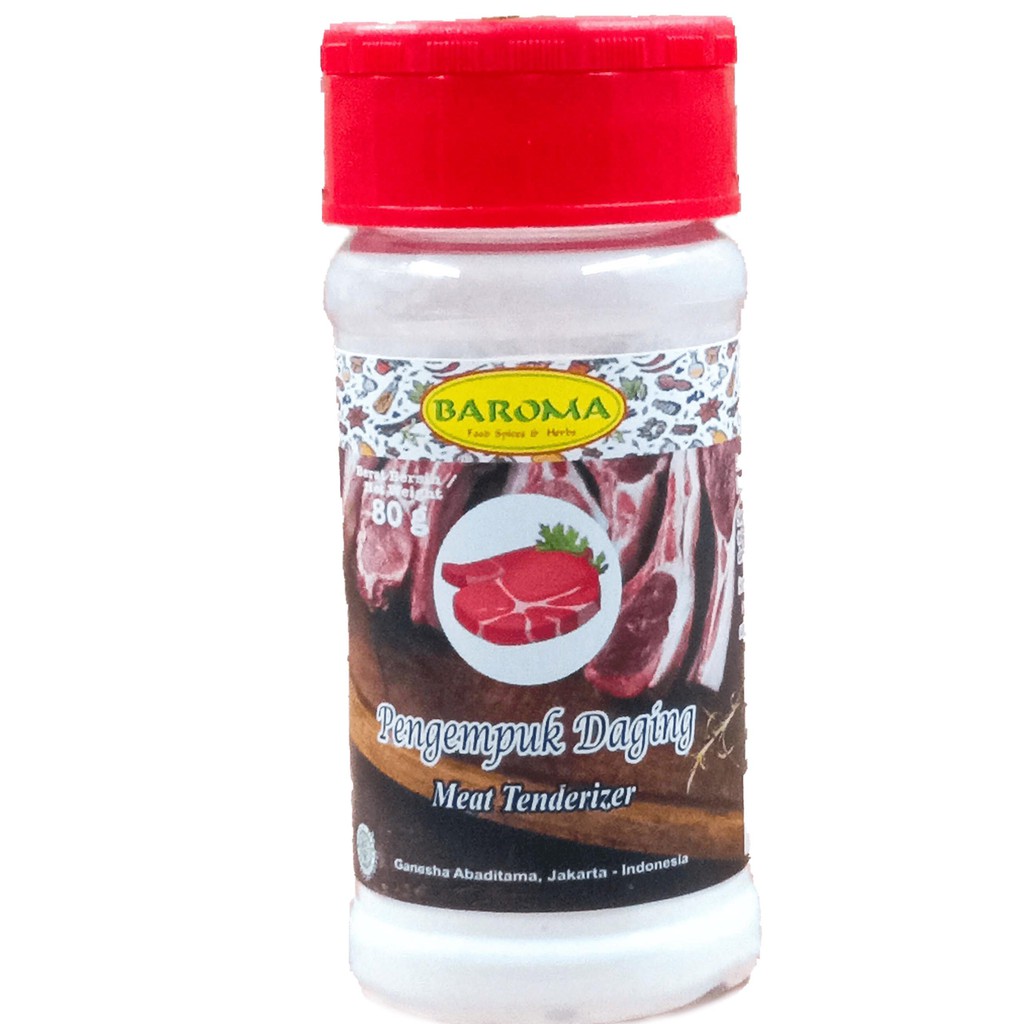

Pengempuk Daging / Meat Tenderizer 80g - Baroma Bumbu Rempah