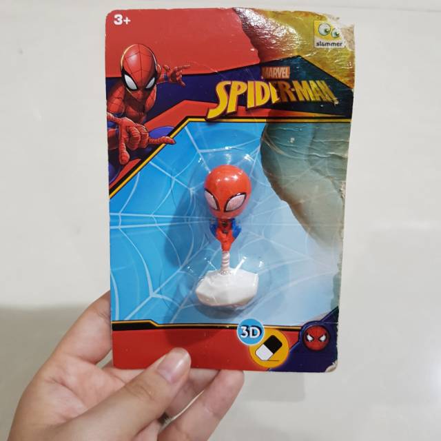

Penghapus Hanging Marvel Spiderman 3D Figure / Figurine Eraser