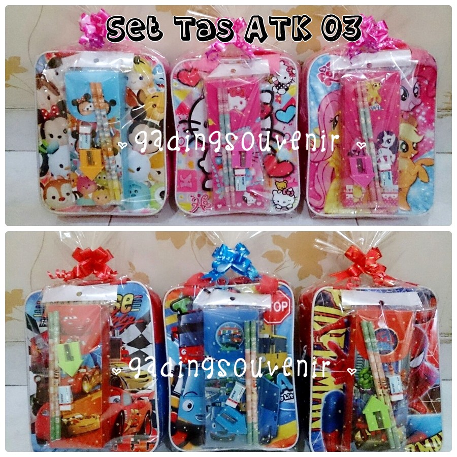 

Set Tas ATK 03/Paket Hadiah Ulang Tahun Souvenir Bingkisan Ultah Anak