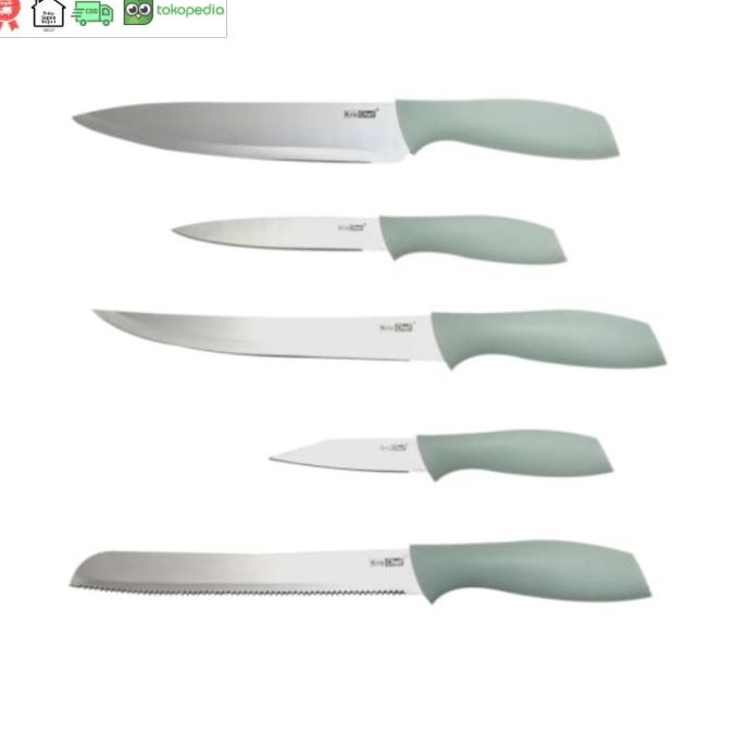 

Krischef Set 5 Pcs Pisau Dapur_Set Pisau Stainless Steel Lengkap 5 Pcs Mamazira40