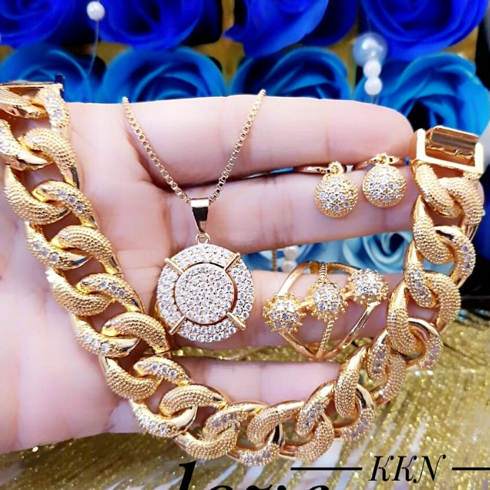 Perhiasan Titanium 1 set X10