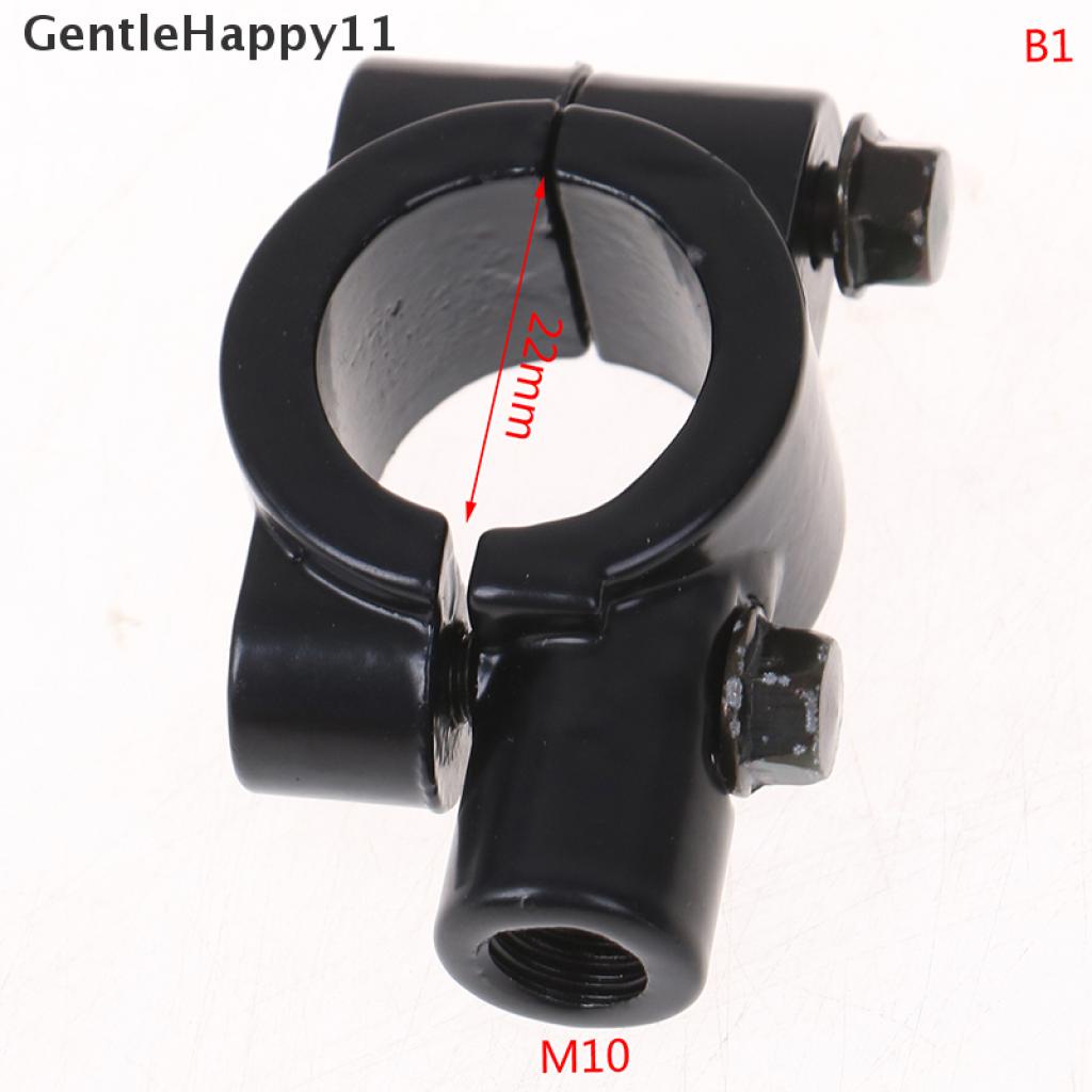 Gentlehappy 1Pc Handle Motor Bar Mirror Mount Holder Spion Stang Kaca Jepit