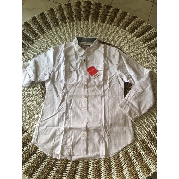kemeja Putih polos cressida Ori