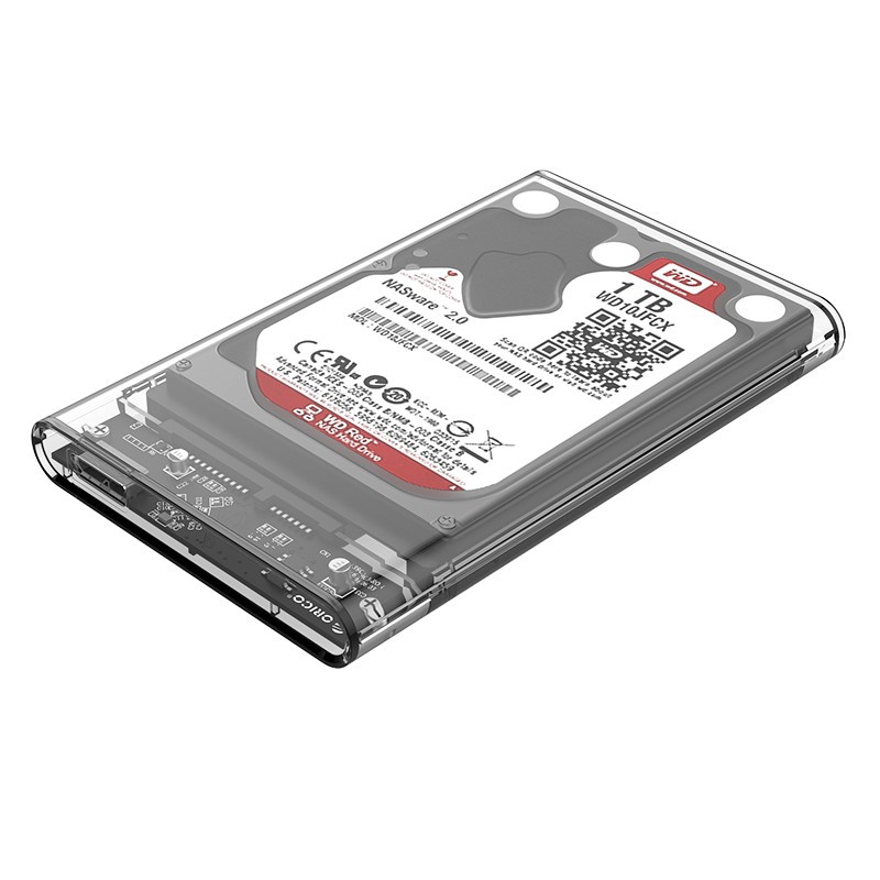 Hard Drive Enclosure 2.5 inch USB 3.0 - 2139U3 - RIHC2NTP Transparent