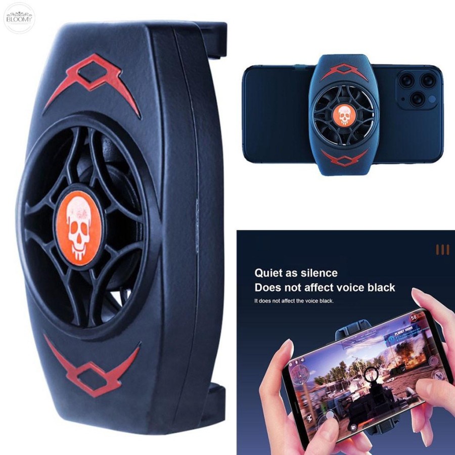 COOLING PAD FAN NON BATTERY / Gaming Mobile Phone Radiator Cooling Fan / Cooler Pendingin Handphone Fan Holder X13