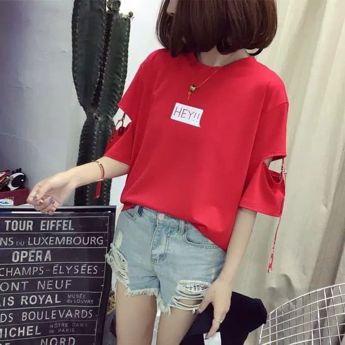 CLEARANCE SALE - Size L Summer Half-Sleeved Shirt Korean Students Loose T-Shirt