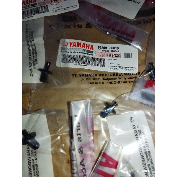 klip body nmax rivet body nmax kancingan nmax original (harga satuan)