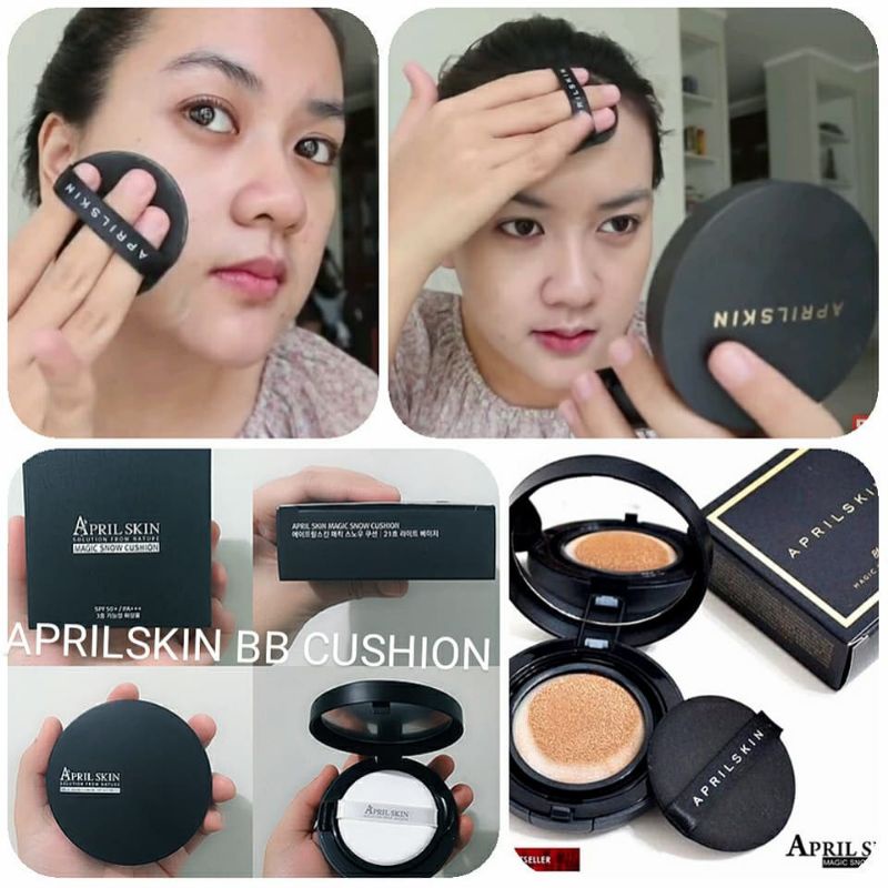 Aprilskin Black Magic Snow/ Aprilskin BB Cushion