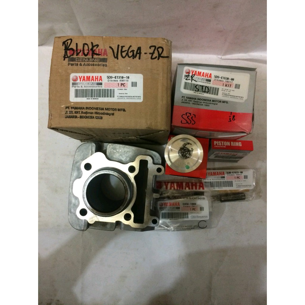 BLOCK BLOK SEHER KOMPLIT YAMAHA VEGAZR VEGA ZR JUPITER Z 2010 ORIGINAL