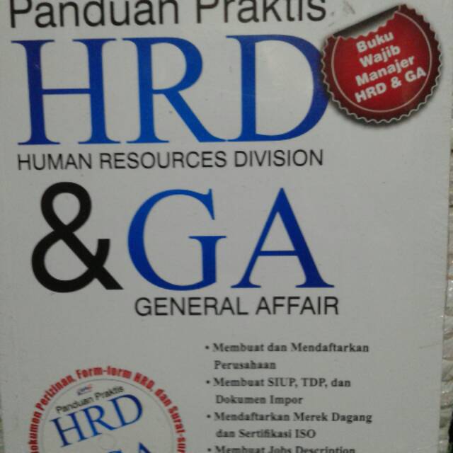 Buku panduan praktis hrd & ga